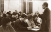 А.Н. Леонтьев читает лекцию